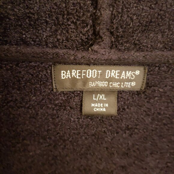 Barefoot Dreams Cozy Open Front Relaxed Fit Black Cardigan L/XL EUC - Picture 9 of 11